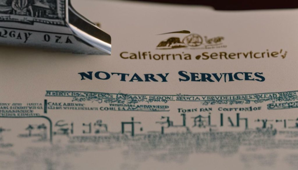 Notary Services in California