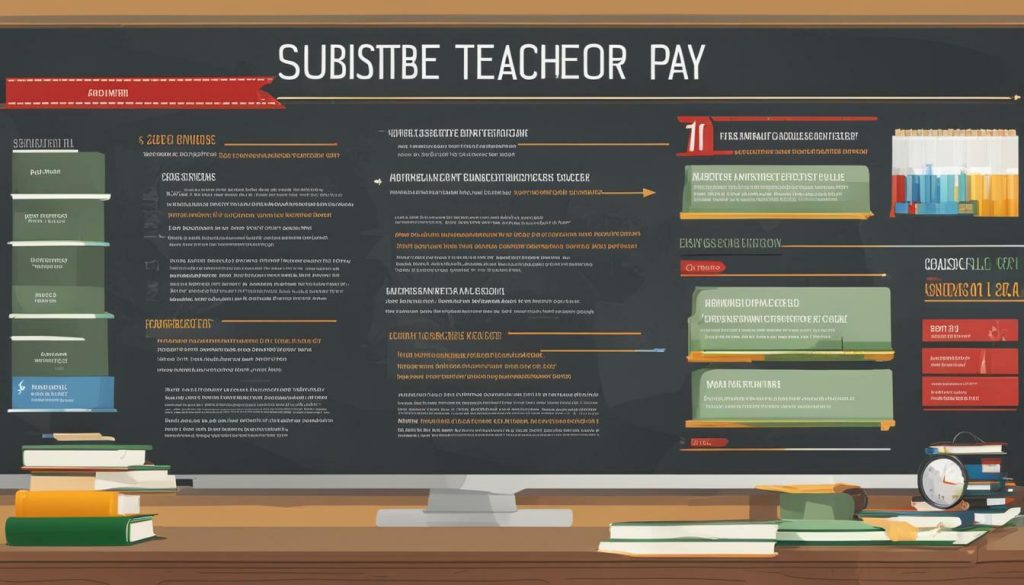 substitute teacher pay scale
