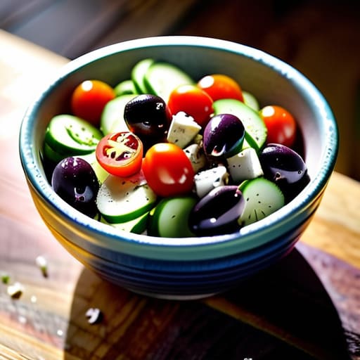 The "Everything" Greek Salad Bowl.