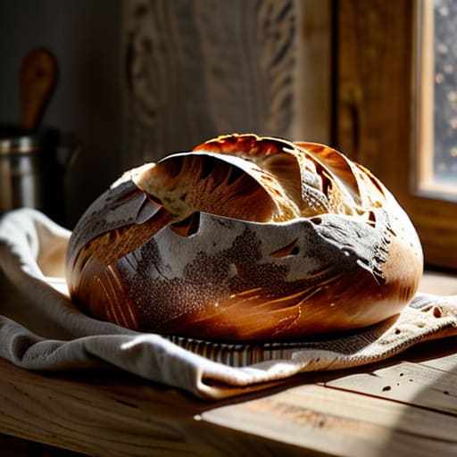 Guide on how to bake bread at home.