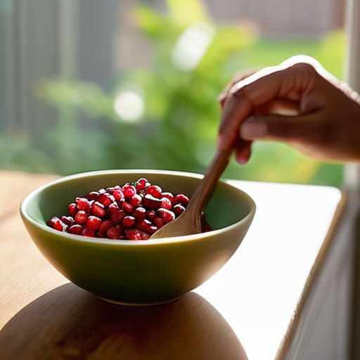 Practicing mindful eating to enjoy food better.