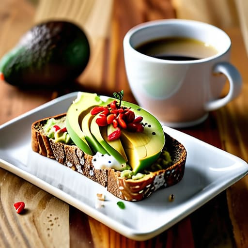 Avocado Toast with a Kick on sourdough.