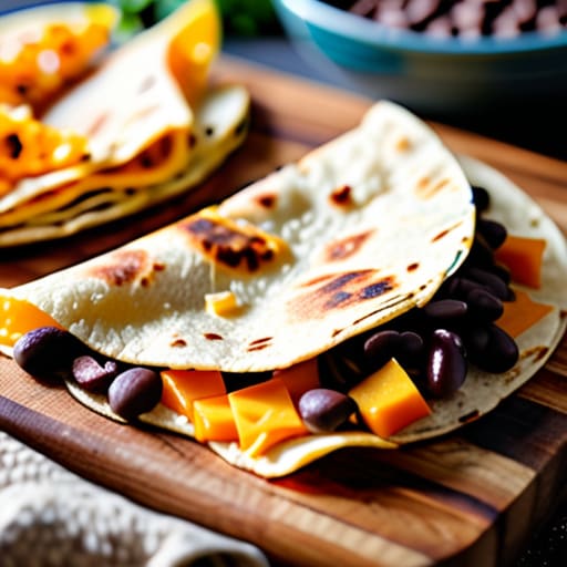 The "Better Than Takeout" Quesadilla with cheese.